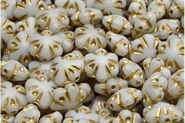Folklore Flower Beads 11x11mm - Image 1