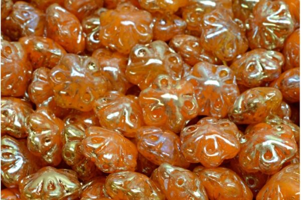 Folklore Flower Beads 11x11mm - Image 1