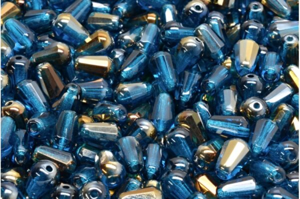 Firepolished Drop Beads 8x6mm - Image 1