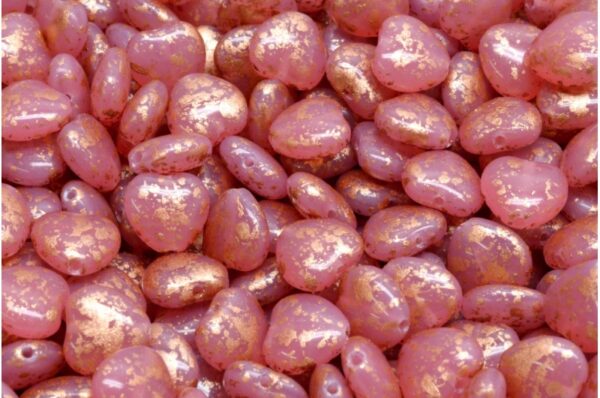 Heart Beads 8x8mm - Image 1