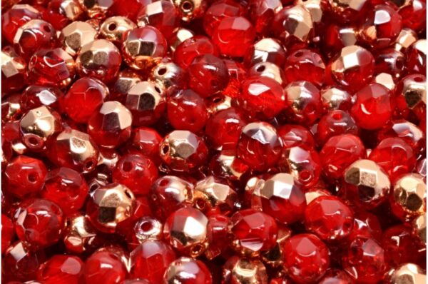 Firepolished Round Beads 6mm - Image 1