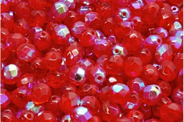 Firepolished Round Beads 6mm - Image 1