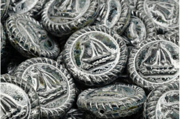 Boat Medallion 20x20mm - Image 1