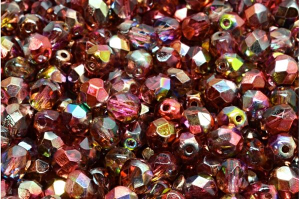 Firepolished Round Beads 6mm - Image 1