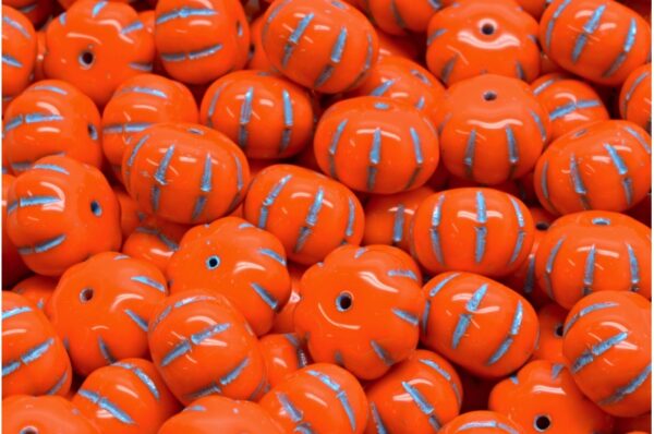 Pumpkin Beads 8x11mm - Image 1