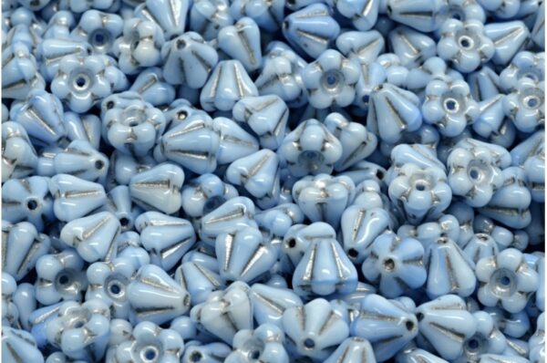 Bell Flower Beads 4x6mm - Image 1