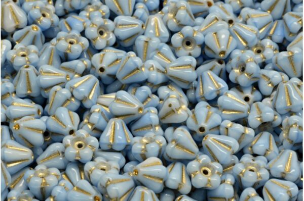 Bell Flower Beads 4x6mm - Image 1