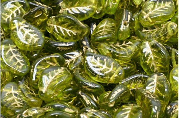 Wavy Leaf Beads 9x14mm - Image 1