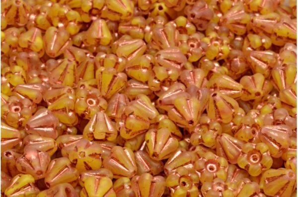 Bell Flower Beads 4x6mm - Image 1