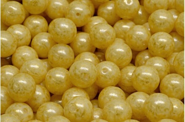 Round Druck Beads 8mm - Image 1