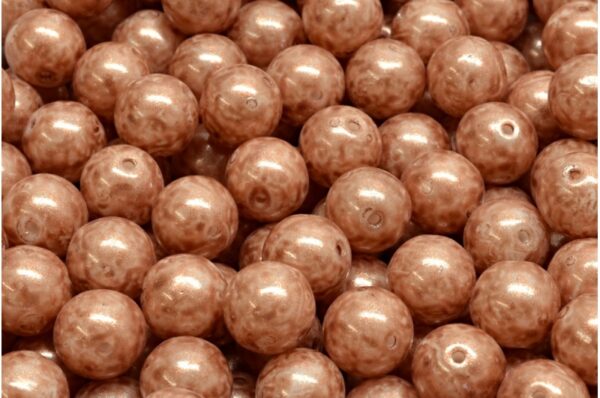 Round Druck Beads 8mm - Image 1