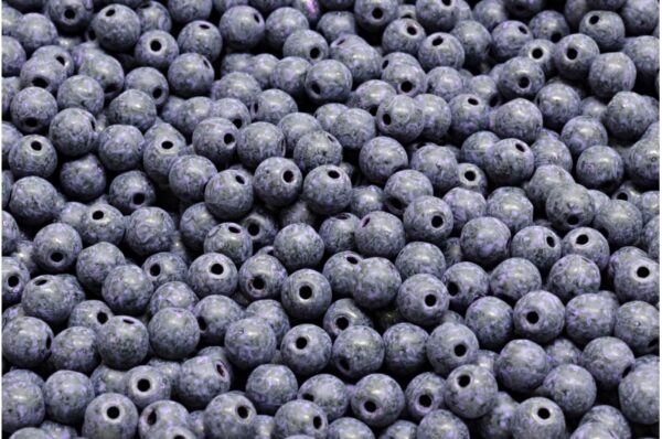 Round Druck Beads 4mm - Image 1