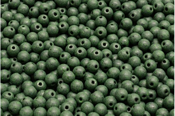 Round Druck Beads 4mm - Image 1