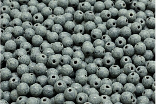 Round Druck Beads 4mm - Image 1