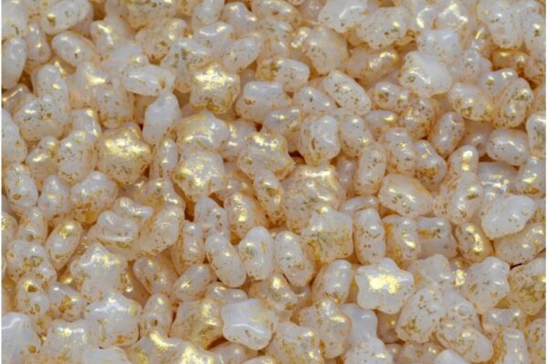 Flat Star Beads 6x6mm - Image 1