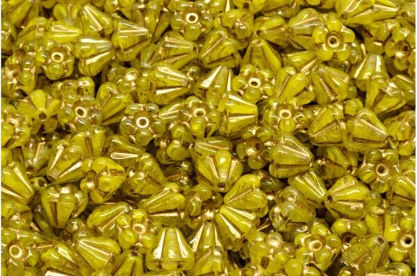 Bell Flower Beads 4x6mm - Image 1