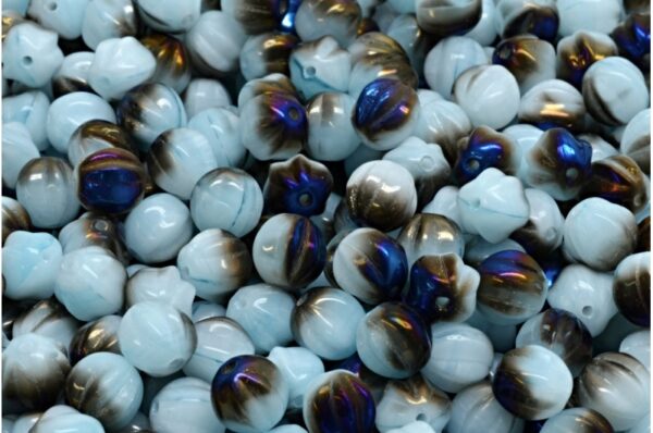 Melon Beads 6x6mm - Image 1