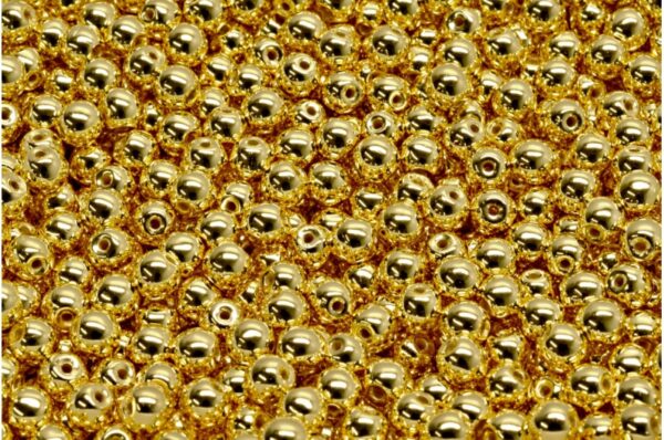 Round Druck Beads 4mm - Image 1