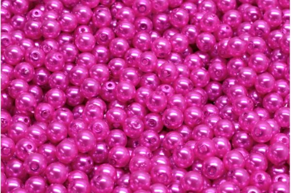 Round Druck Beads 4mm - Image 1