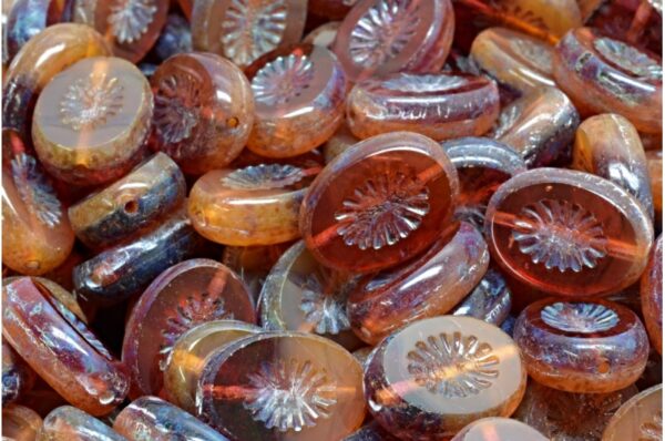 TCB Kiwi Beads 14x10mm - Image 1