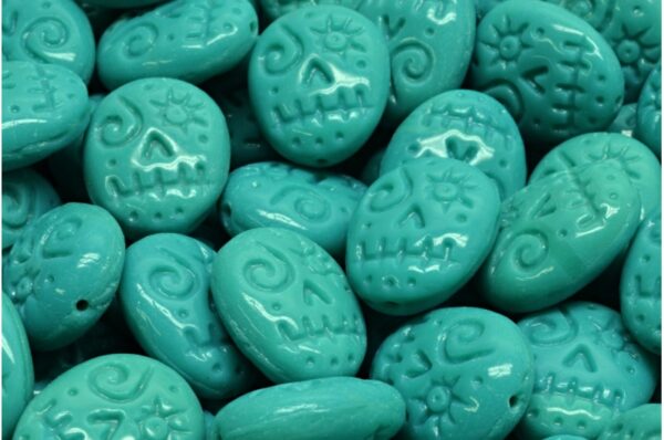 Woodoo Funny Face Beads 16x13mm - Image 1