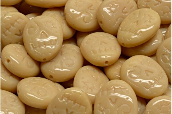 Woodoo Funny Face Beads 16x13mm - Image 1