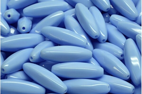 Peeled Olive beads 19x7mm - Image 1