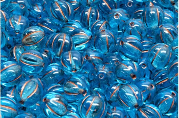 Melon Beads 8x8mm - Image 1