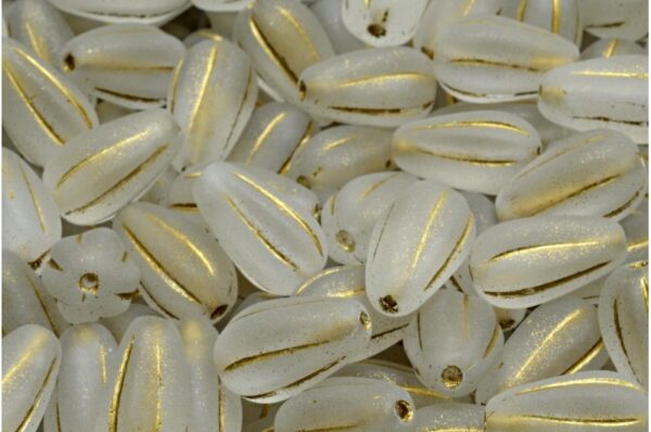 Drop Melon Beads 13x8mm - Image 1