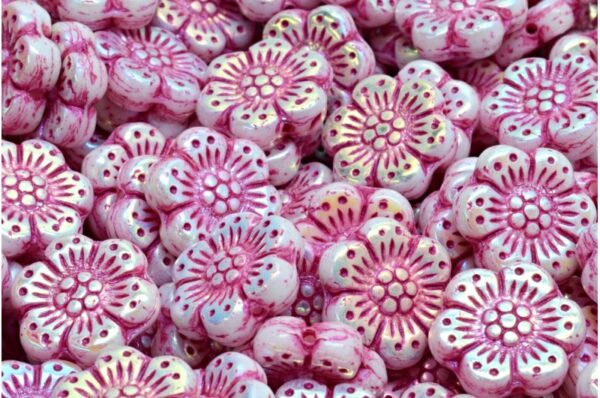 Boho Flower Beads 14x14mm - Image 1
