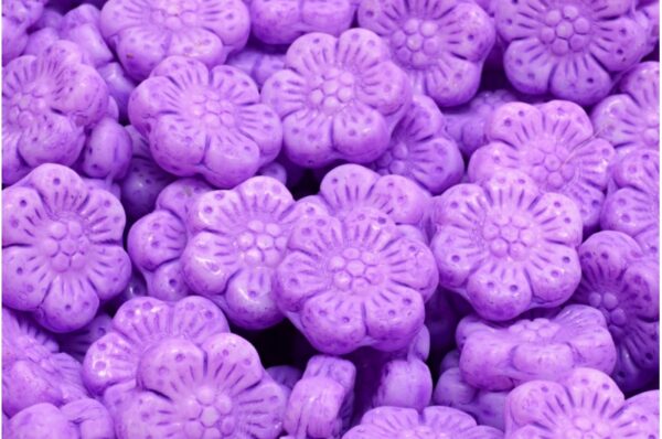 Boho Flower Beads 14x14mm - Image 1