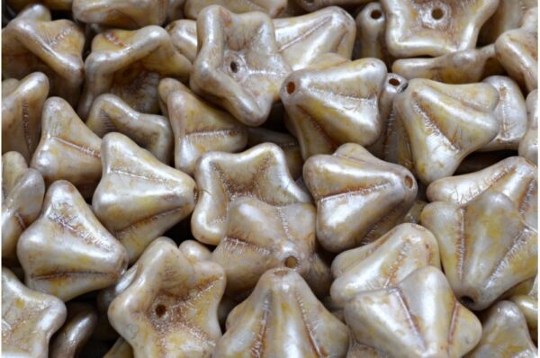 Petunia Flower Beads 8x13mm - Image 1