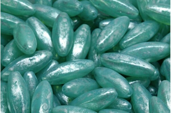 Peeled Olive beads 19x7mm - Image 1