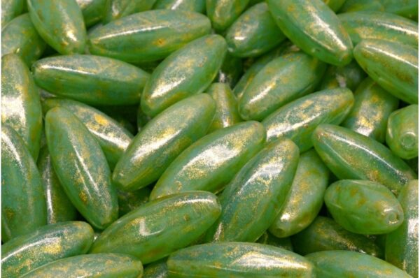 Peeled Olive beads 19x7mm - Image 1