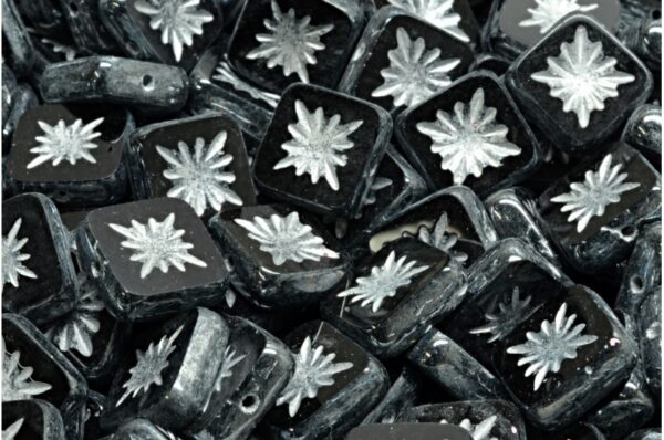 TCB Squared Kiwi Beads 10x10mm - Image 1