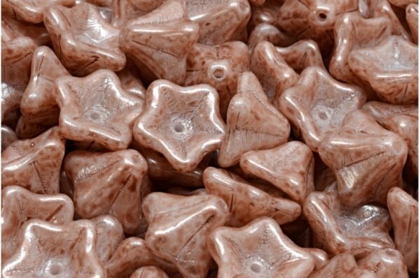 Petunia Flower Beads 8x13mm - Image 1