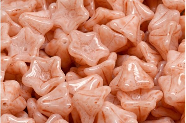 Petunia Flower Beads 8x13mm - Image 1