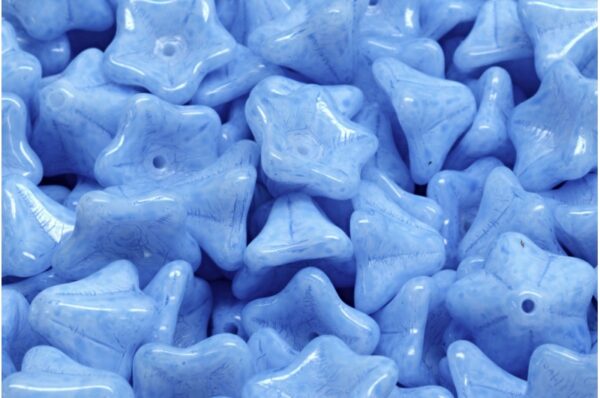 Petunia Flower Beads 8x13mm - Image 1