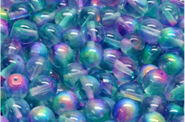 Round Druck Beads 8mm - Image 1