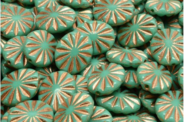 Flat Oval Beads 14x12mm - Image 1