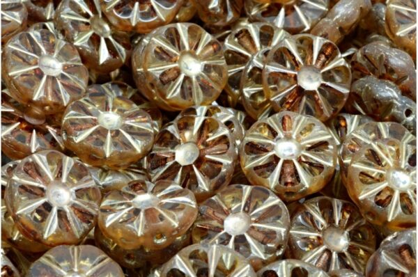 TCB Sunflower Beads 12x12mm - Image 1