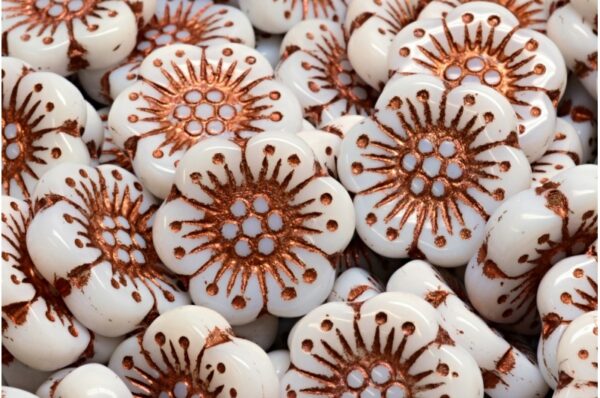 Boho Flower Beads 18x18mm - Image 1