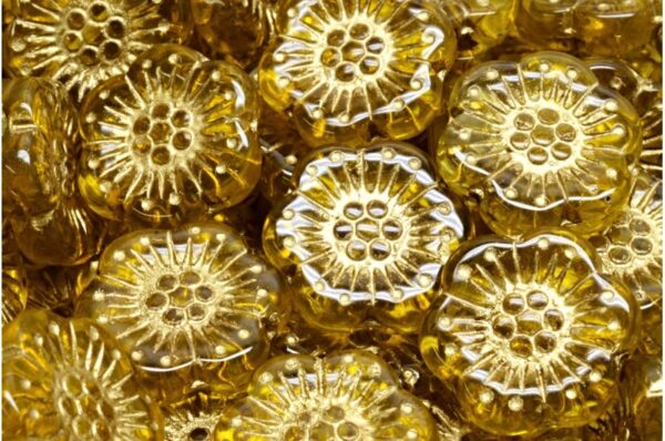 Boho Flower Beads 18x18mm - Image 1