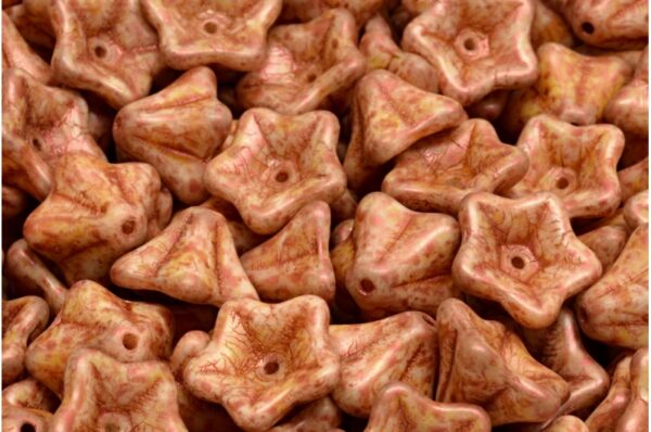 Petunia Flower Beads 8x13mm - Image 1