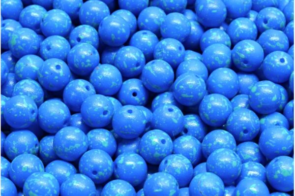 Round Druck Beads 6mm - Image 1