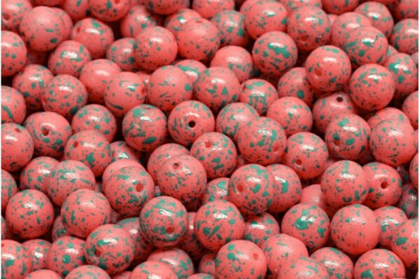 Round Druck Beads 6mm - Image 1