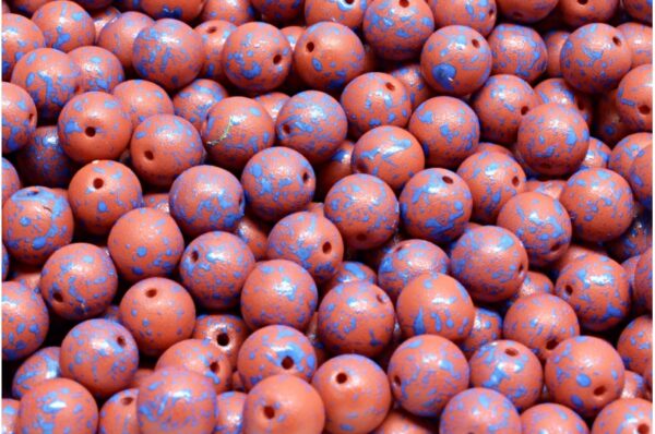 Round Druck Beads 6mm - Image 1