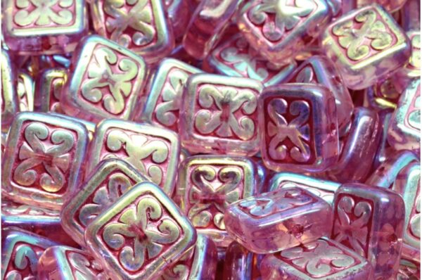 Ornamental Cushion Beads 11x12mm - Image 1