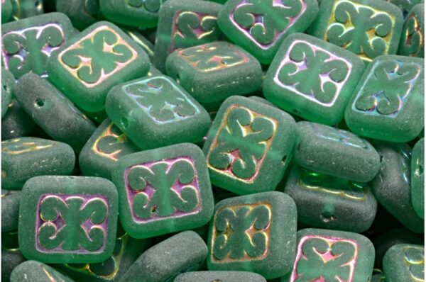 Ornamental Cushion Beads 11x12mm - Image 1