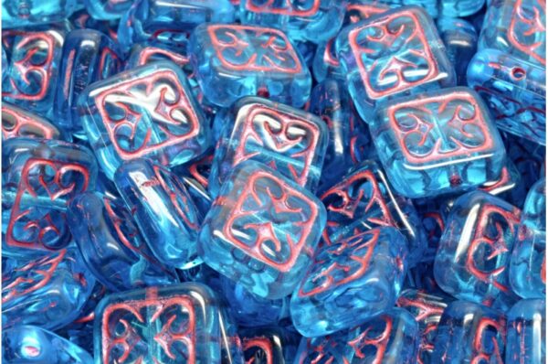 Ornamental Cushion Beads 11x12mm - Image 1